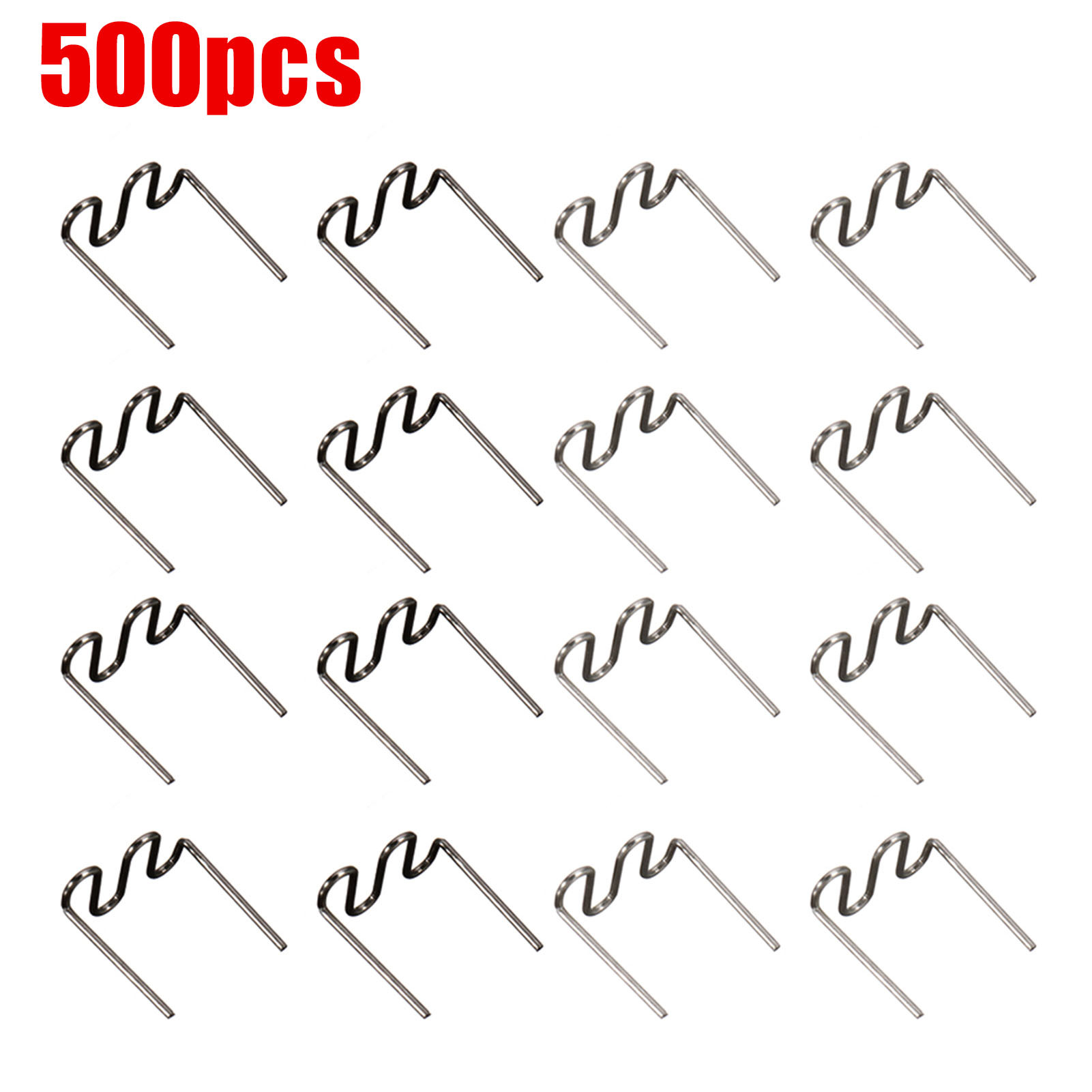 Tools For Welding Workshop - 500PCS เครื่องเย็บกระดาษร้อน Staples สําหรับเครื่องเชื่อมพลาสติก 0.6/0.8 มม.ซ่อม