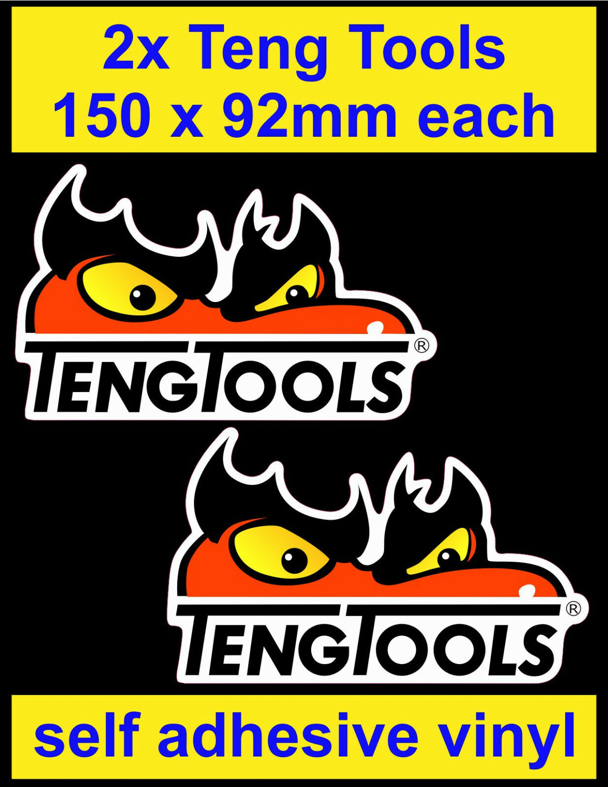 Workshop Tools Logo - 2เครื่องมือ Teng สปอนเซอร์สติกเกอร์มอเตอร์สปอร์ตกล่องเครื่องมือ Workshop Decals รถแวนรถบรรทุก