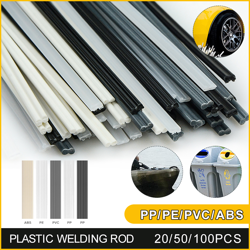 Tools For Welding Workshop - 20/50/100 pcs พลาสติกเชื่อม Rod ชุด 20