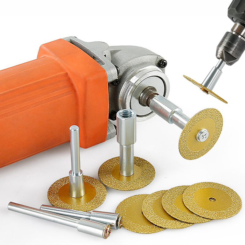 Power Tools For Workshop - ใบเลื่อยเพชรขนาด 40 มม. พร้อมแกนต่อ M10 สำหรับเครื่องเจียรไฟฟ้าและสว่านมือ