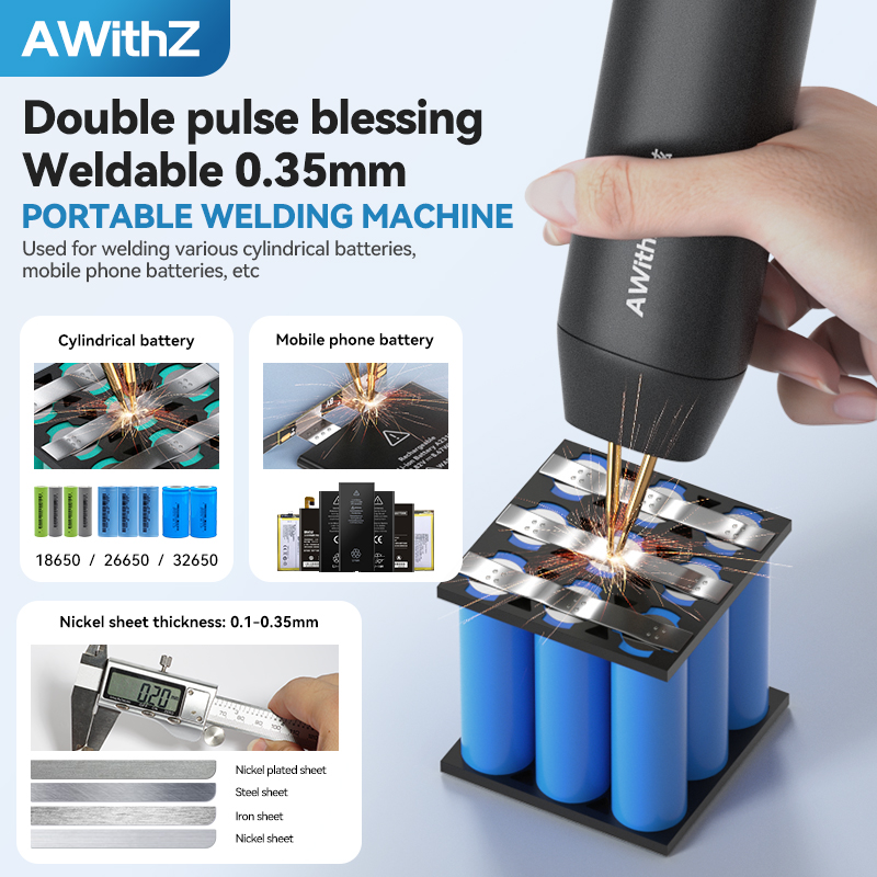 Tools For Welding Workshop - เครื่องเชื่อมแบตเตอรี่แบบพกพา Awithz เครื่องเชื่อมขนาดเล็ก DIY สำหรับชุดแบตเตอรี่ 18650