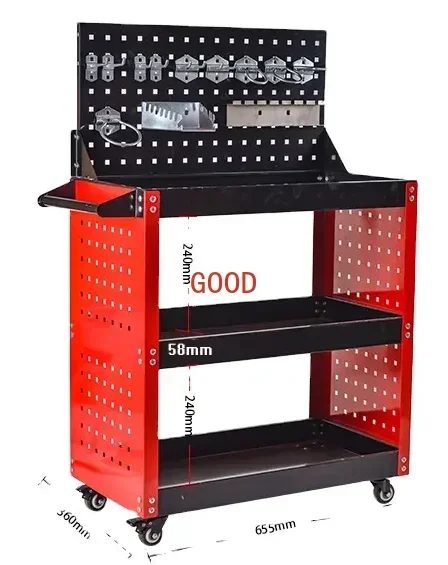 รถเข็นเครื่องมือพร้อมแผงหลัง ต - Workshop Tools Board บทวิจารณ์และราคา