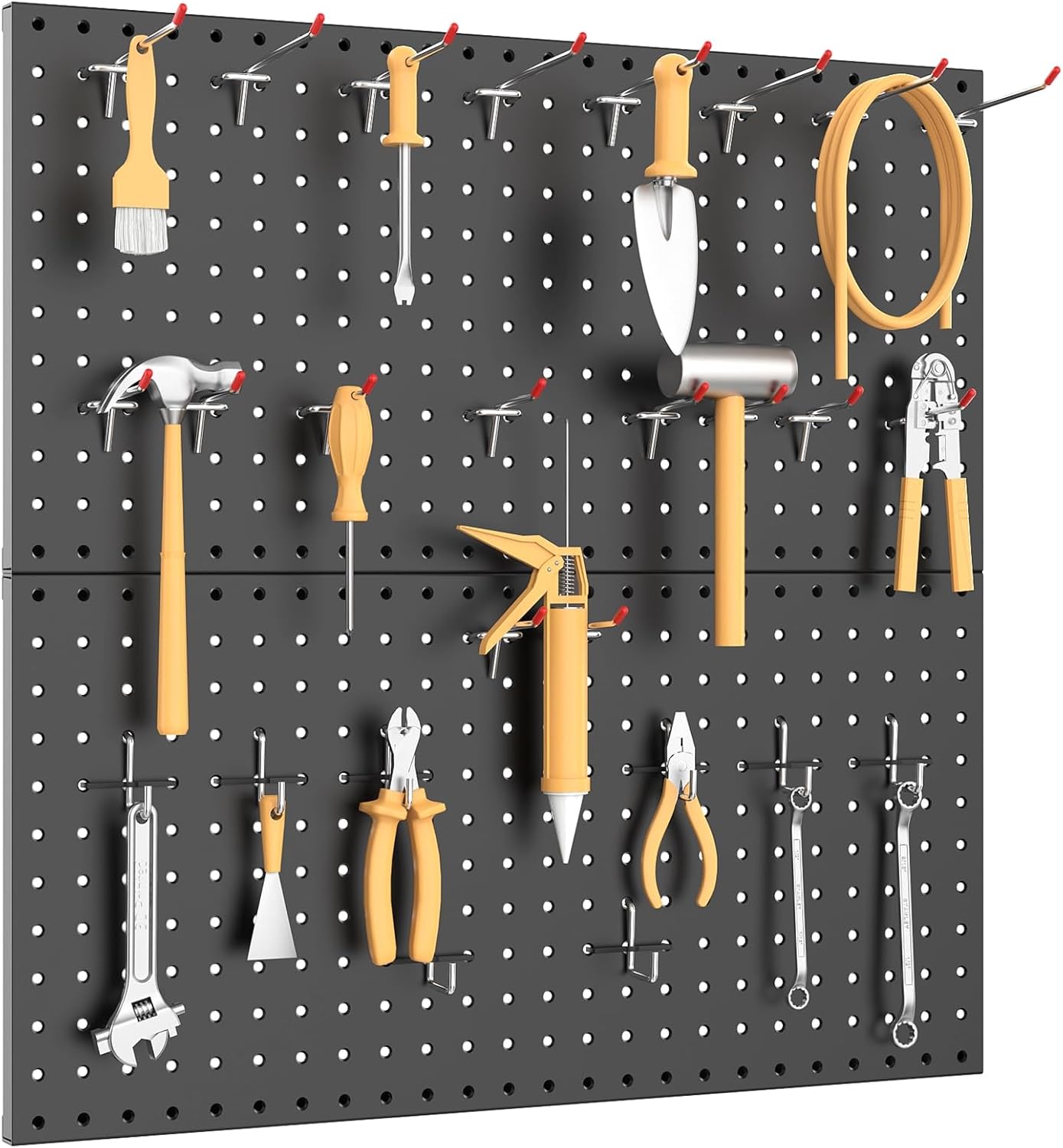 2 ชิ้น [แผ่นเพ็กบอร์ดโลหะขนาด  - Workshop Tools Board บทวิจารณ์และราคา
